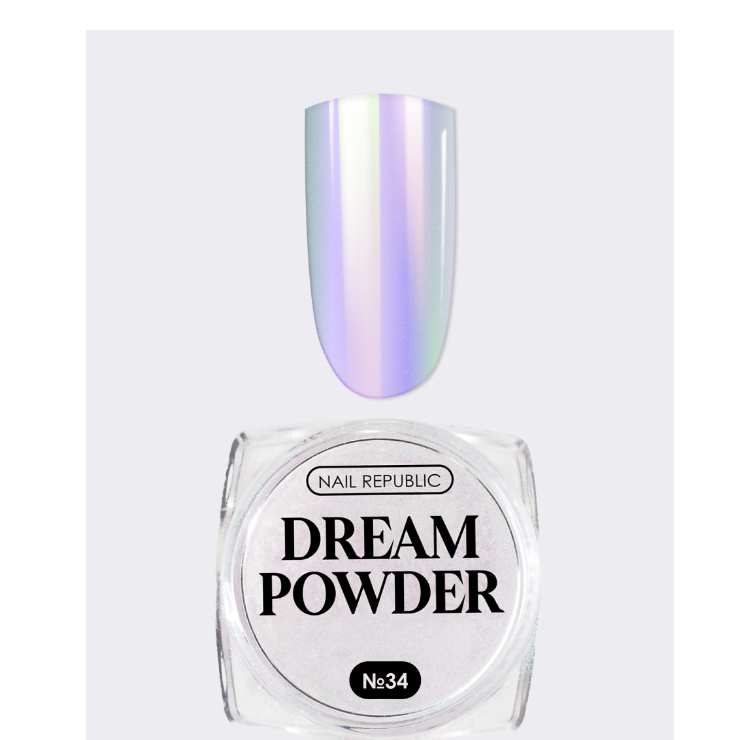 Elite Nails в Гомеле Втирка NAIL REPUBLIC жемчужная DREAM POWDER №34, 0,2 г 2 Втирка NAIL REPUBLIC жемчужная DREAM POWDER №34, 0,2 г 2