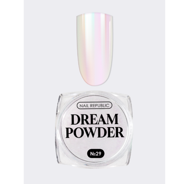 Втирка NAIL REPUBLIC жемчужная DREAM POWDER №29, 0,2 г 2