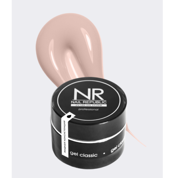 Гель NAIL REPUBLIC Gel classic №40/1 жидкая консистенция, 15 г 2