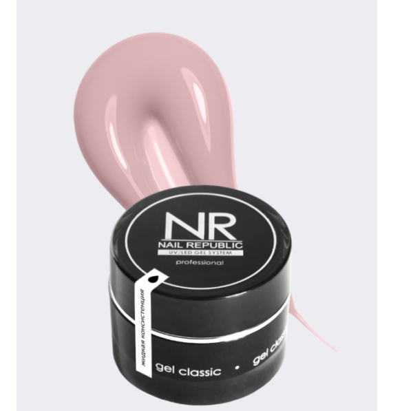 Гель NAIL REPUBLIC Gel classic №42/1 жидкая консистенция, 15 г 2