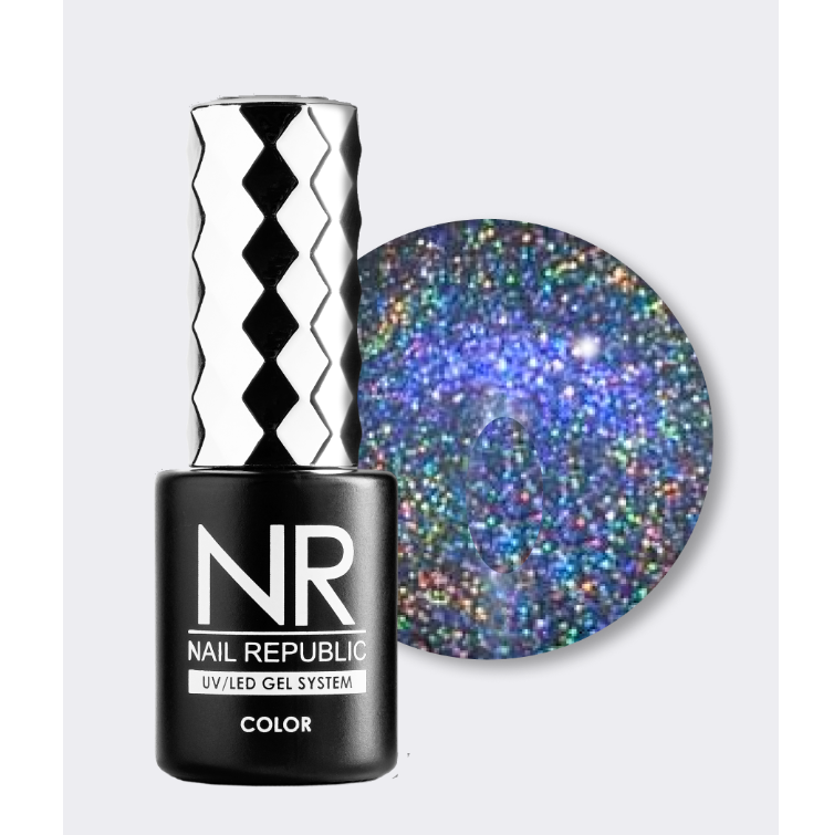 Elite Nails в Гомеле Гель-лак NAIL REPUBLIC Flash №080 светоотражающий, RAINBOW CAT, 10 мл 2 Гель-лак NAIL REPUBLIC Flash №080 светоотражающий, RAINBOW CAT, 10 мл 2