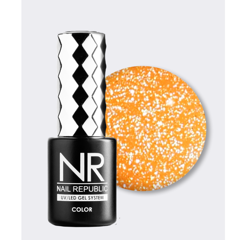 Elite Nails в Гомеле Гель-лак NAIL REPUBLIC Flash №12 светоотражающий, Мандариновый, 10 мл 2 Гель-лак NAIL REPUBLIC Flash №12 светоотражающий, Мандариновый, 10 мл 2