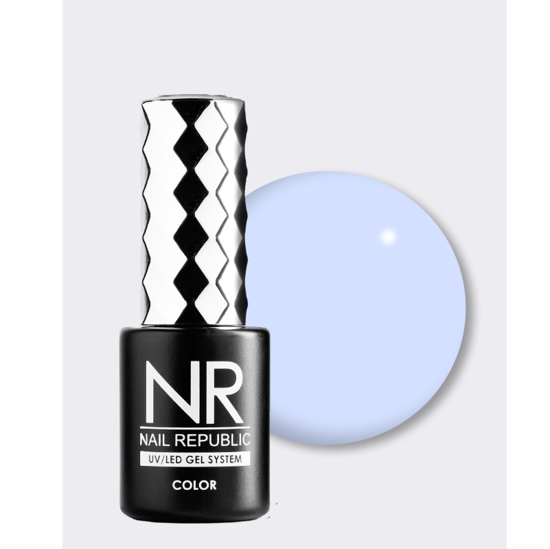 Elite Nails в Гомеле Гель-лак NAIL REPUBLIC NR-325 Beach vibes, Бледно-васильковый, 10 мл 2 Гель-лак NAIL REPUBLIC NR-325 Beach vibes, Бледно-васильковый, 10 мл 2