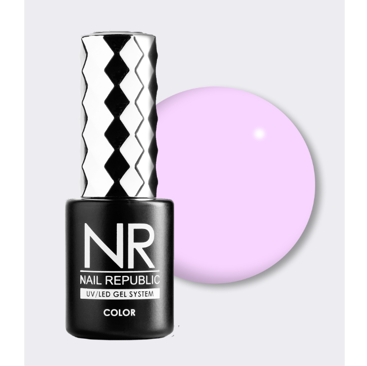 Elite Nails в Гомеле Гель-лак NAIL REPUBLIC NR-317 Amethyst, Светлая мальва, 10 мл 2 Гель-лак NAIL REPUBLIC NR-317 Amethyst, Светлая мальва, 10 мл 2