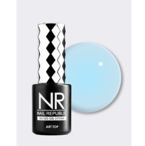 Топ NAIL REPUBLIC NR ART TOP GLOSS №23 PROVENCE Незабудковое поле, 10 мл