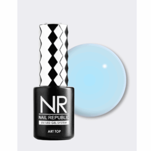 Топ NAIL REPUBLIC NR ART TOP GLOSS №23 PROVENCE Незабудковое поле, 10 мл
