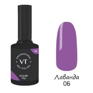 Гель-лак VELVETIME Лаванда №06, 10 г