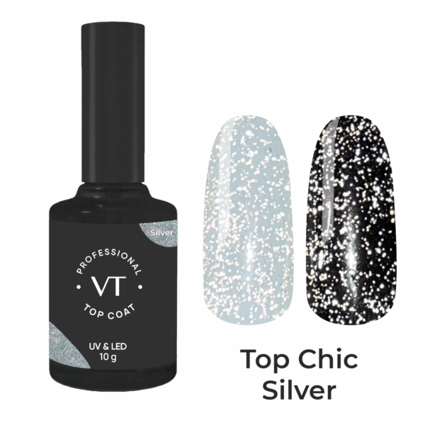 Топ VELVETIME Chic Silver светоотражающий, 10 г 2
