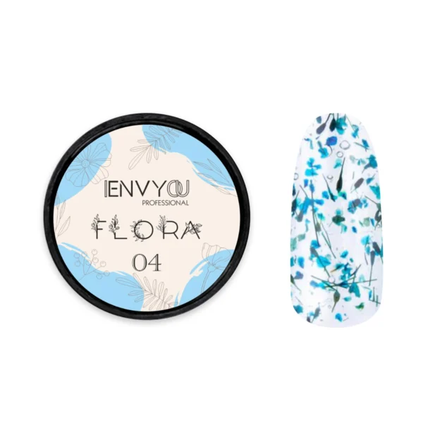 Гель I ENVY YOU с сухоцветами Flora №04, 5 г 2