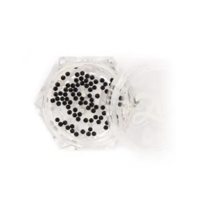 Стразы ZOO NAIL ART стеклянные Jet Black SS3 №1108, 100 шт