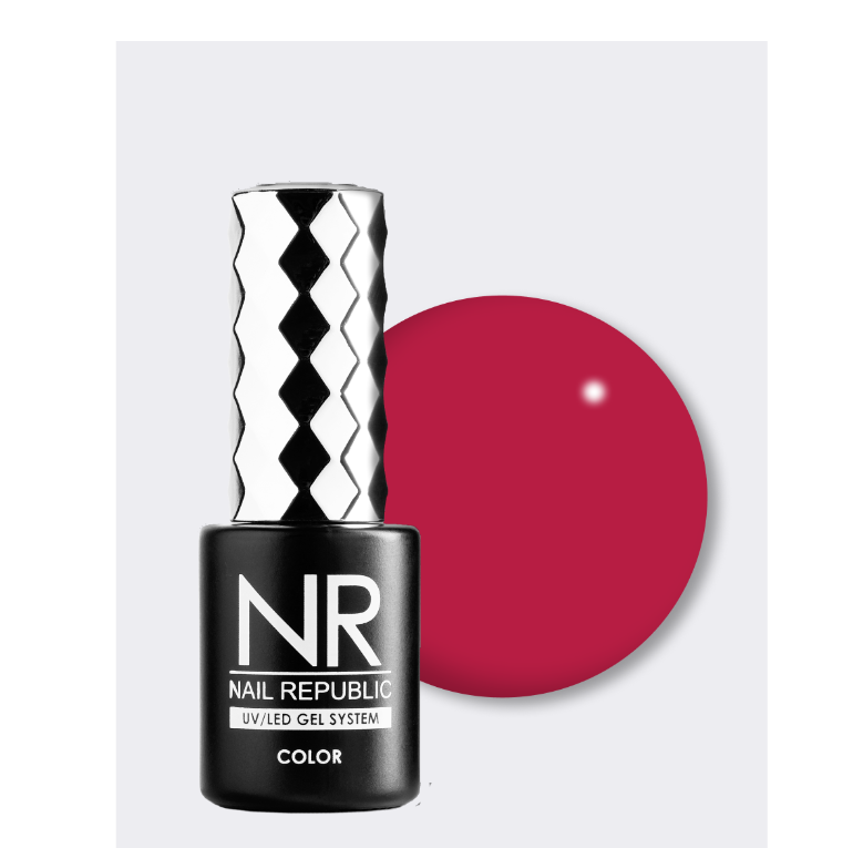 Elite Nails в Гомеле Гель-лак NAIL REPUBLIC NR-204 Perfect red, Перламутрово-рубиновый, 10 мл 2 Гель-лак NAIL REPUBLIC NR-204 Perfect red, Перламутрово-рубиновый, 10 мл 2