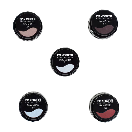 Elite Nails в Гомеле Набор миниатюр MONAMI гели Smart, 5 шт 2 Набор миниатюр MONAMI гели Smart, 5 шт 2