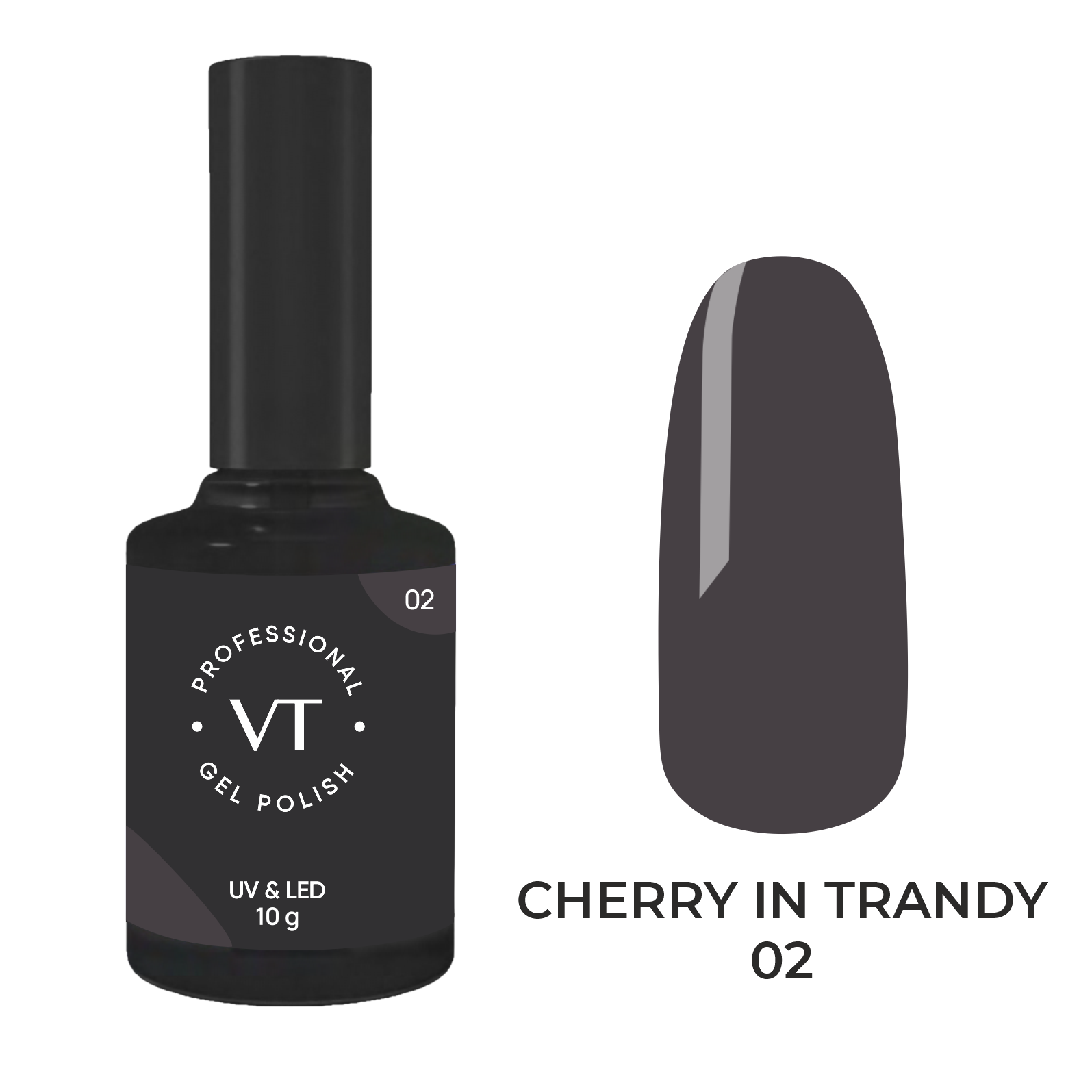 Elite Nails в Гомеле Гель-лак VELVETIME Cherry in Trandy №02, 10 г 2 Гель-лак VELVETIME Cherry in Trandy №02, 10 г 2