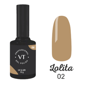 Гель-лак VELVETIME Lolita №02, 10 г