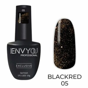 Гель-лак I ENVY YOU BlackRed №05, 10 г