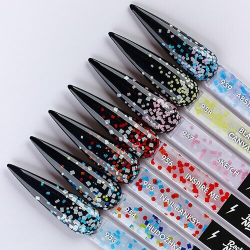 Elite Nails в Гомеле Гель-лак ROCKNAIL Splatter Abstraction №959, 10 мл 5 Гель-лак ROCKNAIL Splatter Abstraction №959, 10 мл 5