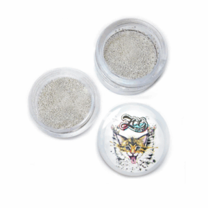 Дизайн для ногтей ZOO NAIL ART Бульонки металл серебро 0,6 мм №1012, 10 г