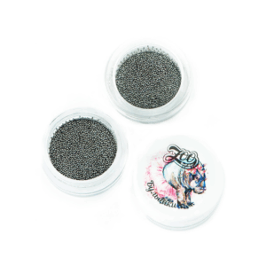 Дизайн для ногтей ZOO NAIL ART Бульонки металл черные 0,6 мм №1324, 10 г