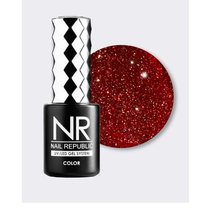 Elite Nails в Гомеле Гель-лак NAIL REPUBLIC светоотражающий NR DEEP Flash 1100, 10 мл 2 Гель-лак NAIL REPUBLIC светоотражающий NR DEEP Flash 1100, 10 мл 2