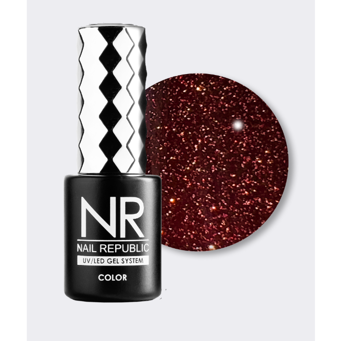 Elite Nails в Гомеле Гель-лак NAIL REPUBLIC светоотражающий NR DEEP Flash 1098, 10 мл 2 Гель-лак NAIL REPUBLIC светоотражающий NR DEEP Flash 1098, 10 мл 2