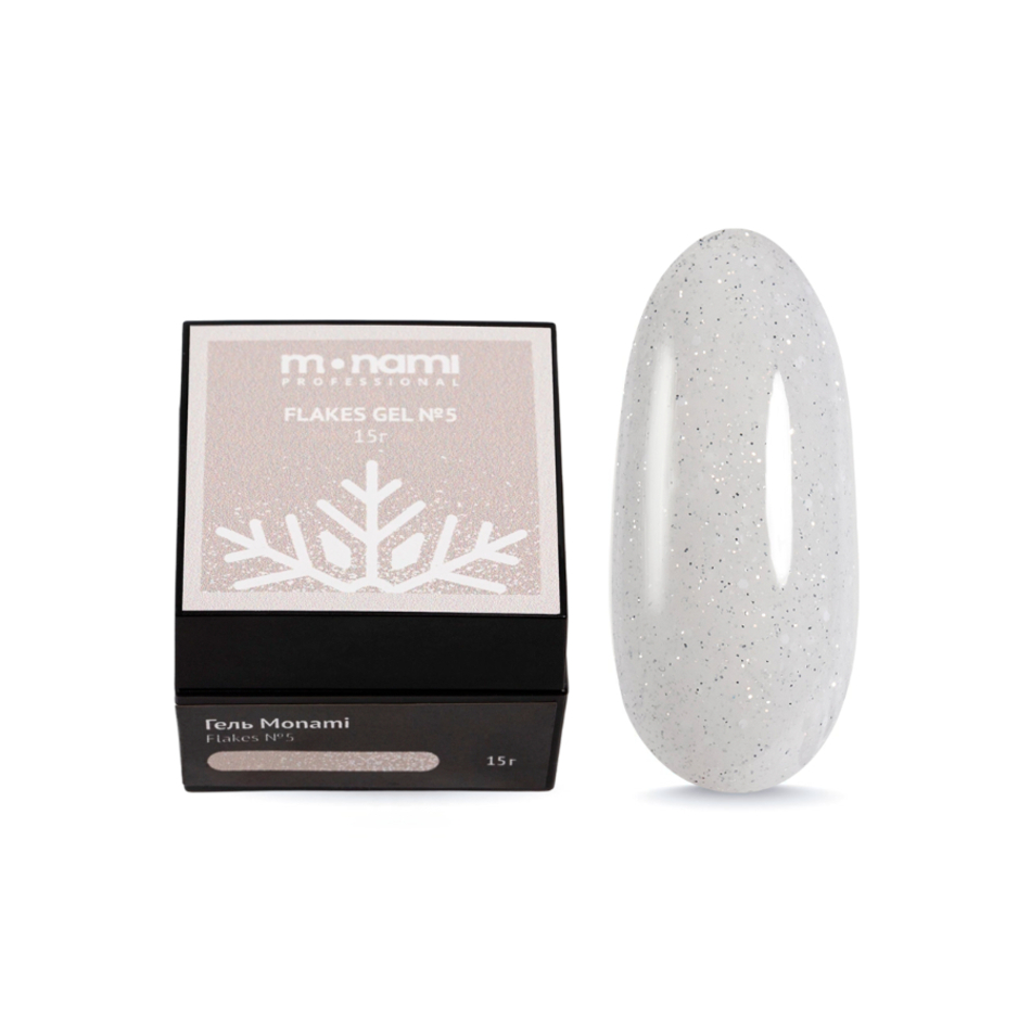 Elite Nails в Гомеле Гель MONAMI для моделирования Flakes №5, 15 г 2 Гель MONAMI для моделирования Flakes №5, 15 г 2