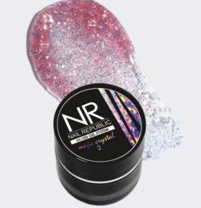 Гель-краска NAIL REPUBLIC MAGIC CRYSTAL №2 с блестками, 5 г