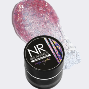 Гель-краска NAIL REPUBLIC MAGIC CRYSTAL №2 с блестками, 5 г