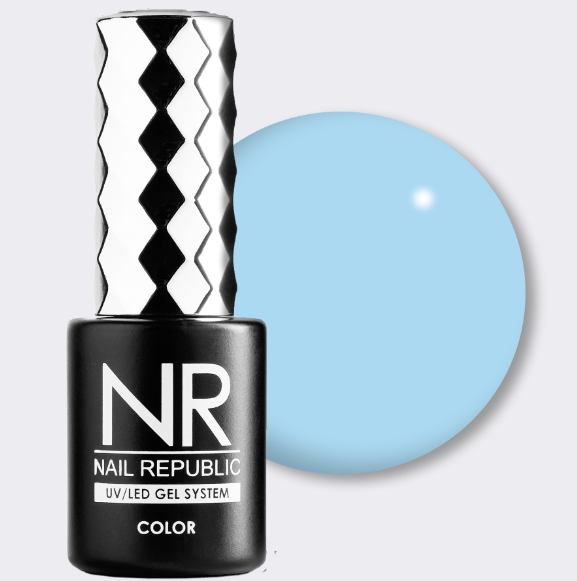 Elite Nails в Гомеле Гель-лак NAIL REPUBLIC NR-314 Aquamarine Светло-голубой, 10 мл 2 Гель-лак NAIL REPUBLIC NR-314 Aquamarine Светло-голубой, 10 мл 2