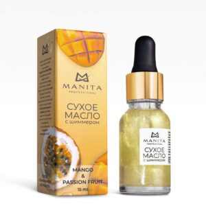 Масло MANITA сухое масло MANGO & PASSION 15 мл с шиммером