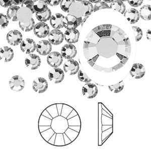 (Арт.1079) Стразы стекл прозрачные SS3 (1,3mm) 100 шт