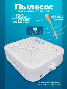 Пылесос Manita Professional 120 W турбинный безщеточный