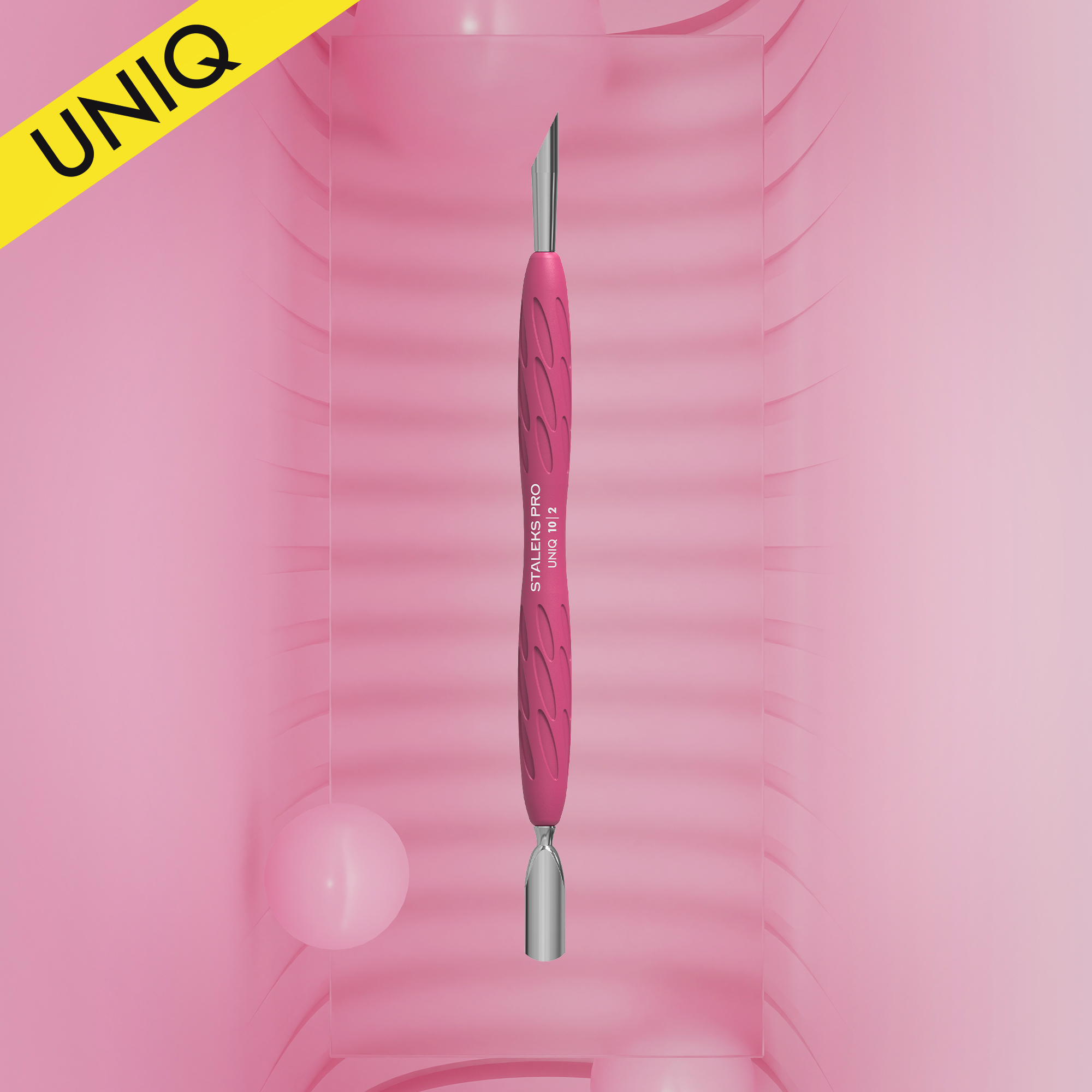 Elite Nails в Гомеле Лопатка маник с силик ручкой UNIQ 10 TYPE 2 2 Лопатка маник с силик ручкой UNIQ 10 TYPE 2 2