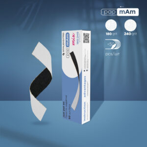 Сменные двустор файлы papmam EXPERT 22 180/240 грит (50 шт)