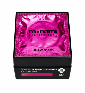 Monami Гель для наращивания Витраж №6 15г