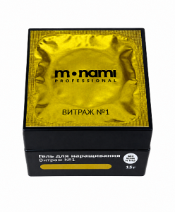 Monami Гель для наращивания Витраж №1 15г