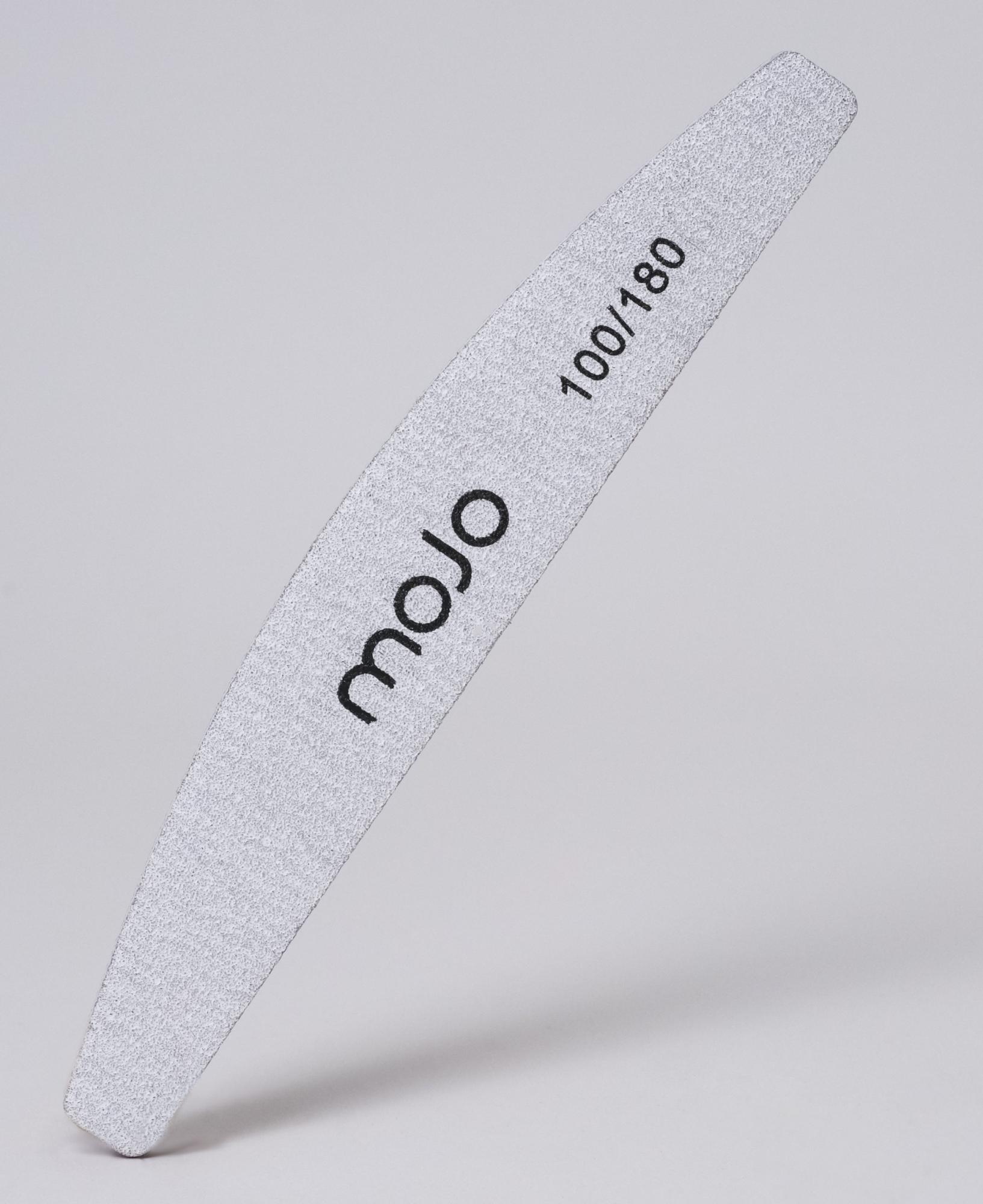 Elite Nails в Гомеле MOJO Пилка лодочка серая пластик 100/180 грит 1 шт 2 MOJO Пилка лодочка серая пластик 100/180 грит 1 шт 2