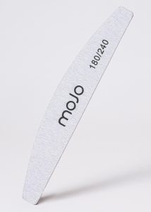 MOJO Пилка лодочка серая пластик 180/240 грит 1 шт