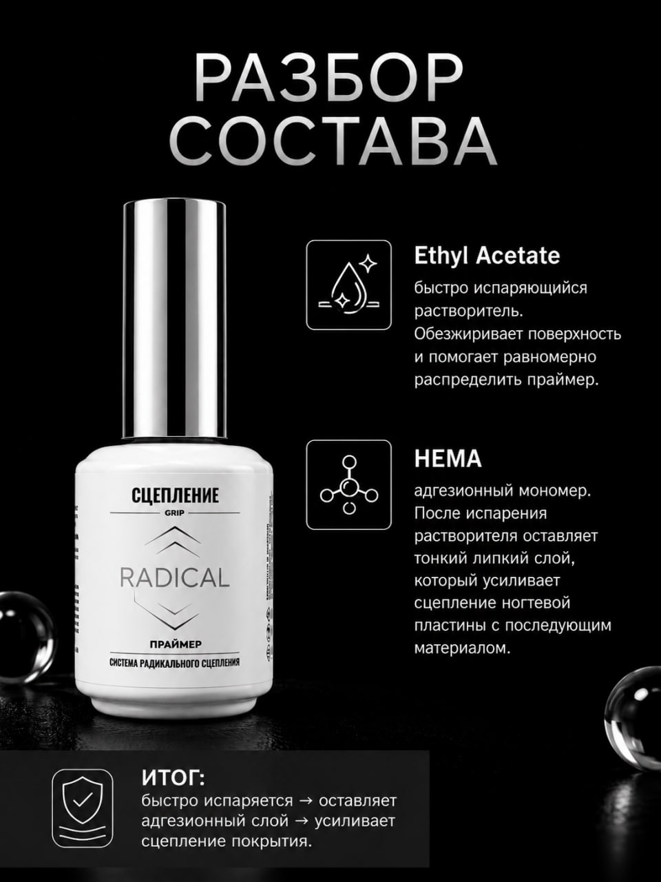 Elite Nails в Гомеле Праймер RADICAL 15 мл 3 Праймер RADICAL 15 мл 3